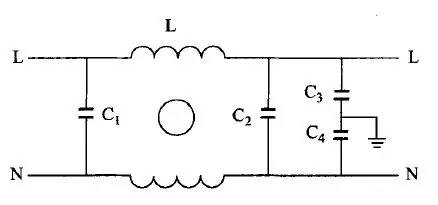 直流电源线滤波器基本直流电源电路设计图