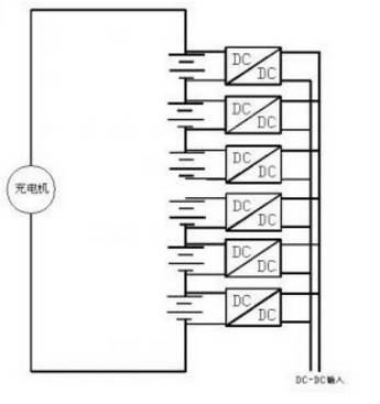 蓄电池充电机均衡充电机充电电路的示意图