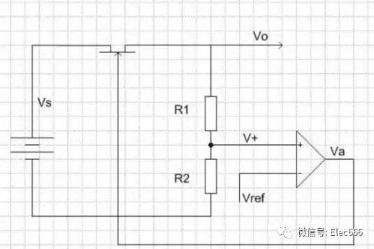 线性直流稳压电源的工作原理图