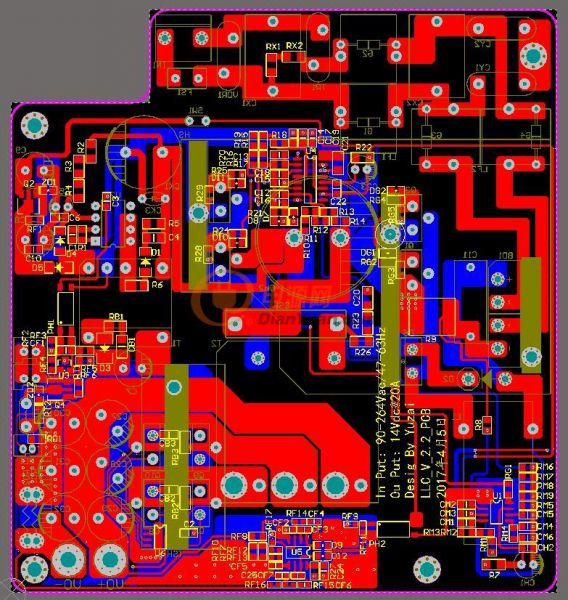 LLC半桥蓄电池充电机制作方案